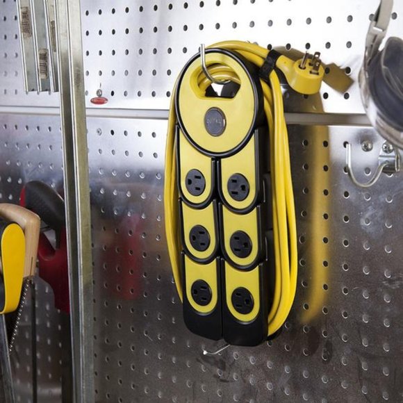 2 X 3 Workshop Grade 6 Outlet Flexible Pivot Power Strip/Surge Protector - Picture 2 of 5